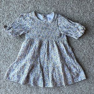 Zara Floral Smocked Dress